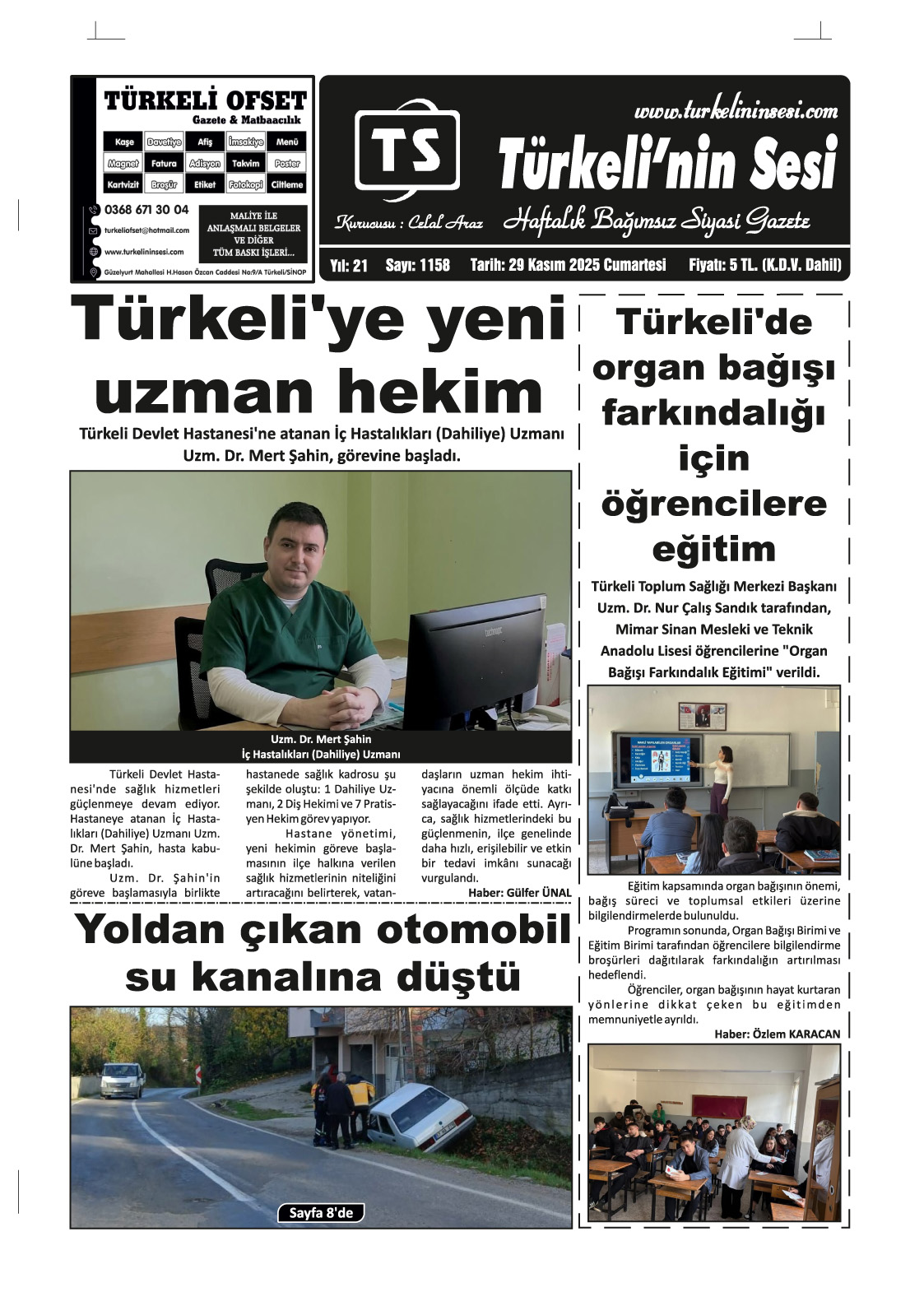 Türkeli'nin Sesi 29.11.2025