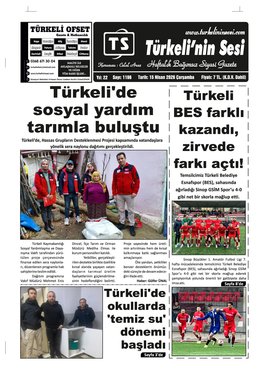 Türkeli'nin Sesi 15.04.2026
