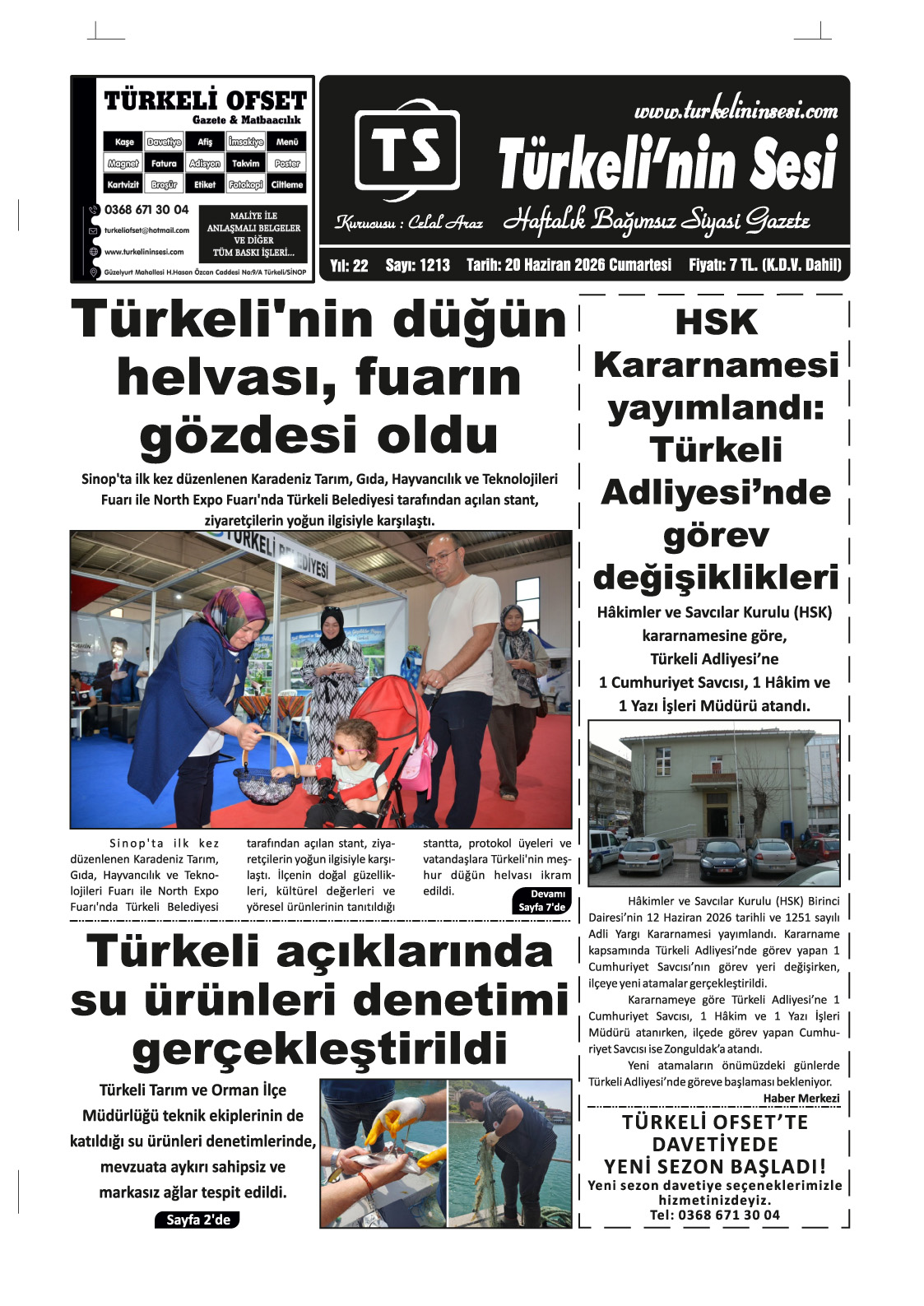 Türkeli'nin Sesi 20.06.2026