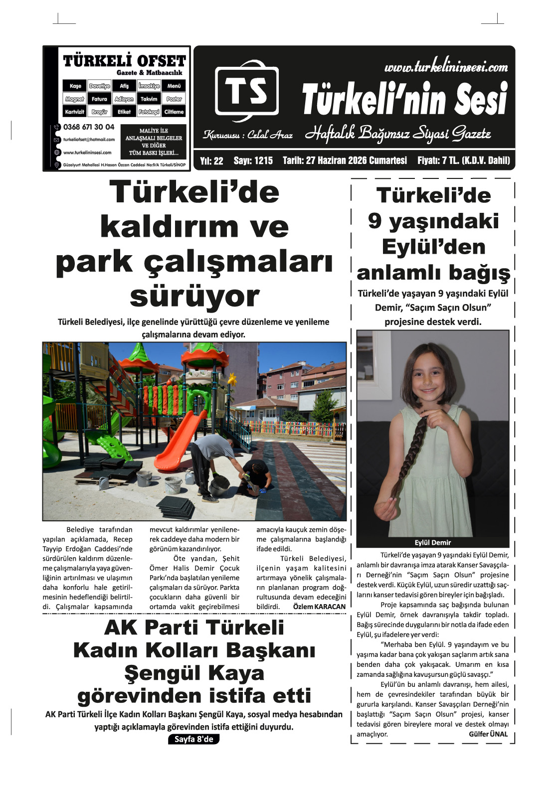 Türkeli'nin Sesi 27.06.2026