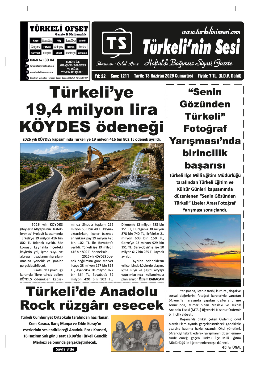 Türkeli'nin Sesi 13.06.2026