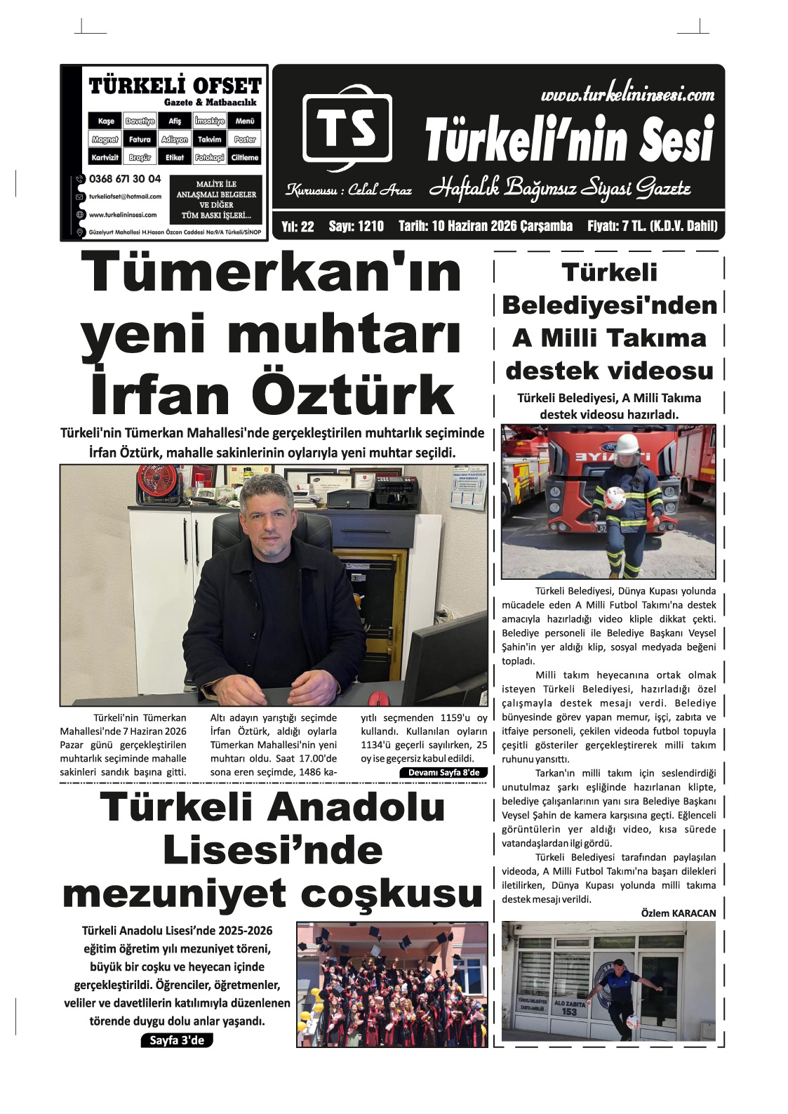 Türkeli'nin Sesi 10.06.2026