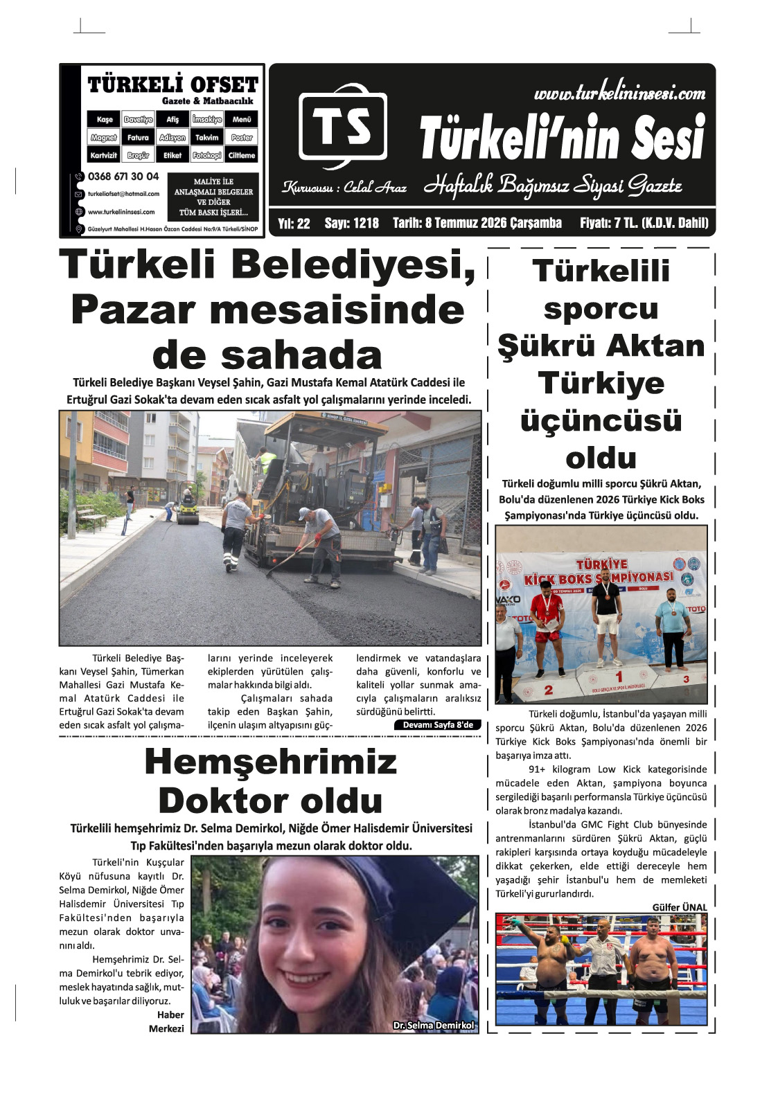 Türkeli'nin Sesi 08.07.2026