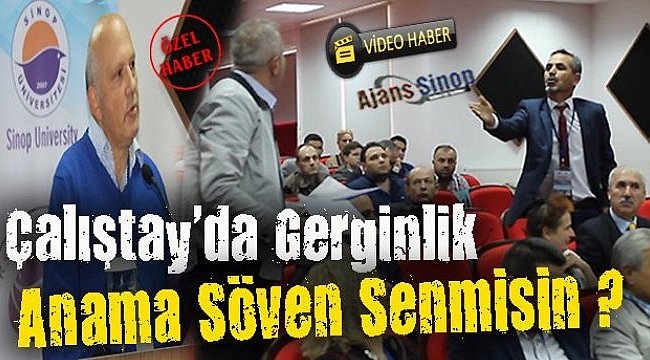 Balıkçılık Çalıştayında 'Anama söven sen misin' gerginliği