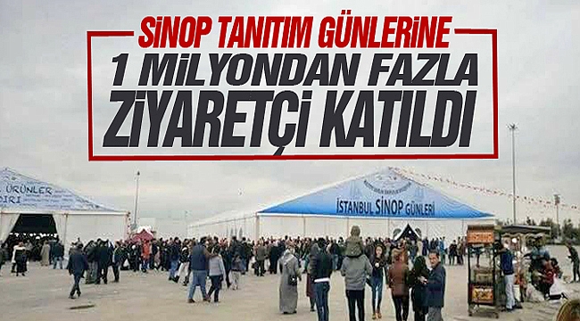 Sinop Tanıtım Günlerine rekor katılım