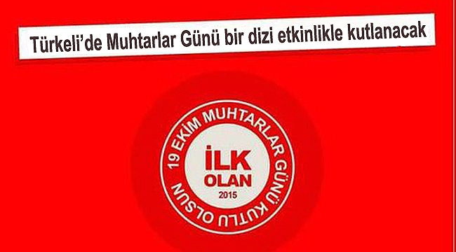 Türkeli'de Muhtarlar Günü kutlanacak