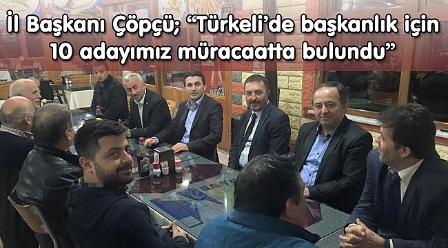 İl Başkanı Çöpçü'den 'başkanlık' açıklaması