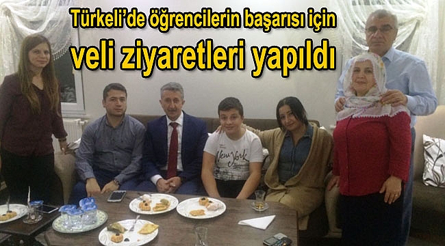 Öğrencilerin başarısı için veli ziyaretleri yapıldı