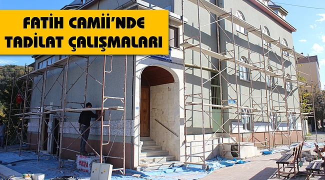 Türkeli Fatih Camii'nde tadilat çalışmaları başladı
