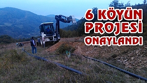 6 köyün içme suyu projesi onaylandı