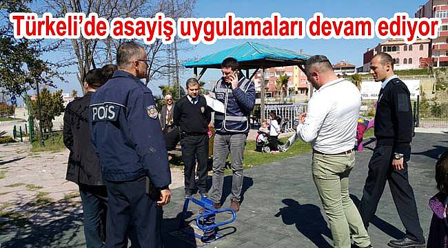 Türkeli’de asayiş uygulaması