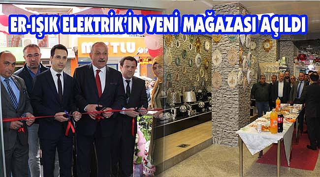 Er-Işık Elektrik'in yeni teşhir mağazası açıldı