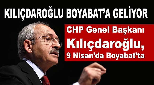 Kılıçdaroğlu, Boyabat'a geliyor