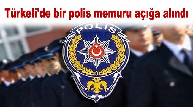 Türkeli'de bir polis memuru açığa alındı