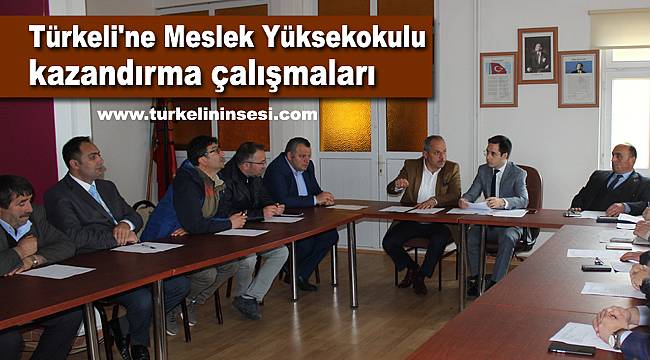Meslek Yüksekokulu kazandırılması için istişare yapıldı
