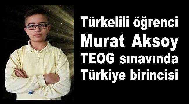 Türkelili öğrenci TEOG sınavında Türkiye birincisi oldu