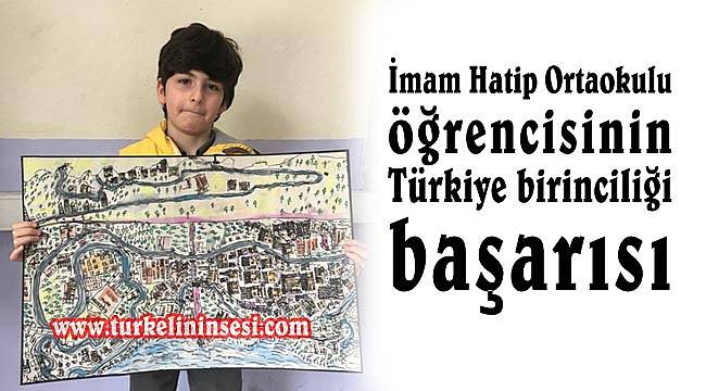 Türkeli İmam Hatip Ortaokulu öğrencisinin başarısı