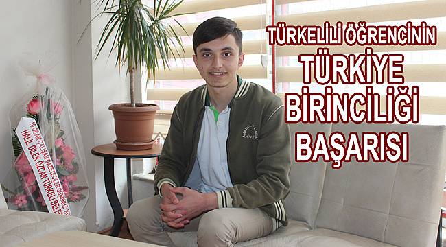 Türkelili öğrenci yarışmada Türkiye birincisi oldu