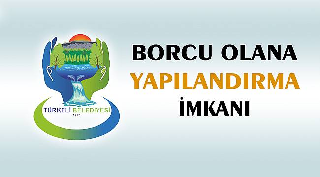Belediyeden açıklama: Son tarih 30 Haziran
