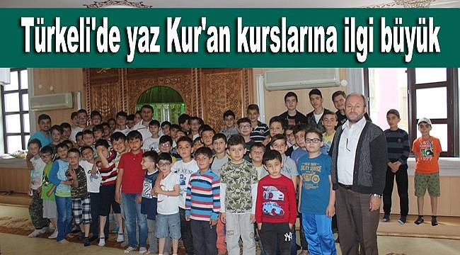 Türkeli'de yaz Kur'an kurslarına ilgi büyük