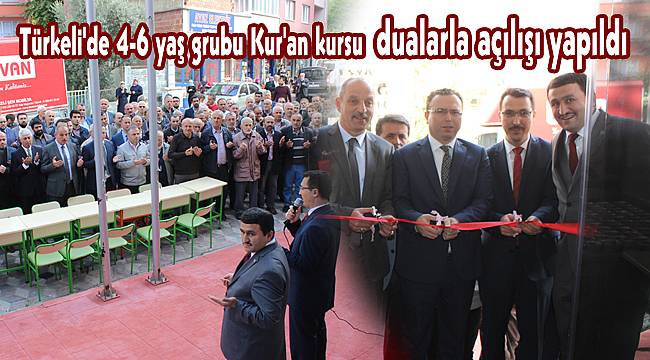 Türkeli'de 4-6 yaş grubu Kur'an kursu açılışı