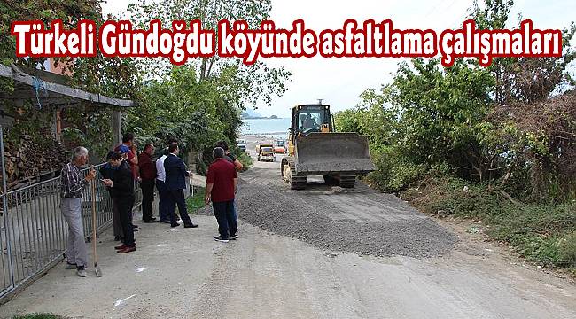 Türkeli Gündoğdu köyünde asfaltlama çalışmaları
