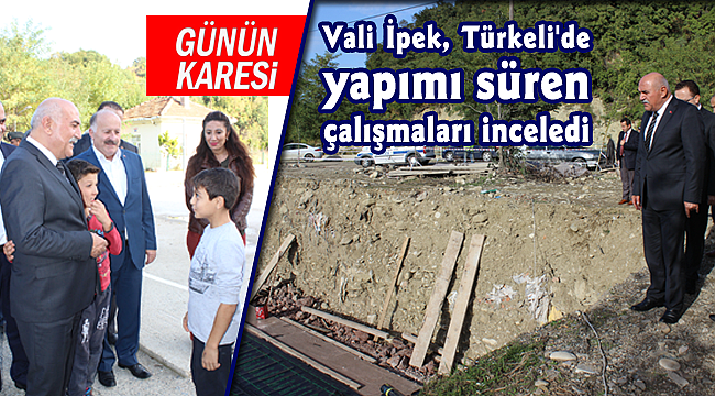 Vali İpek, Türkeli'de yapımı süren çalışmaları inceledi