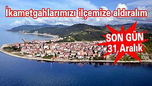 İkametgahlarımızı Türkeli'ne aldıralım