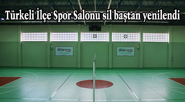 Türkeli İlçe Spor Salonu sil baştan yenilendi