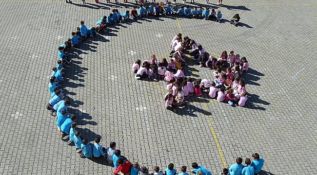 Minik öğrencilerden Barış Pınarı Harekatına destek