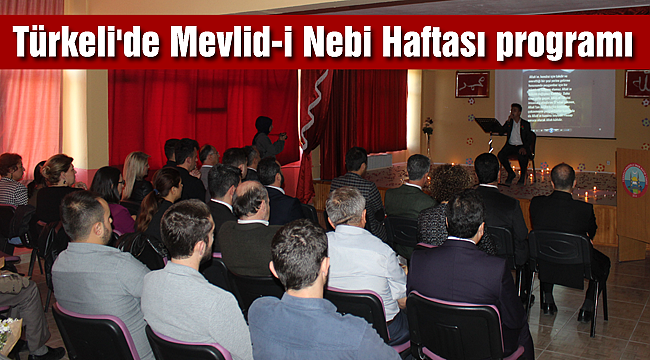 Türkeli'de Mevlid-i Nebi Haftası programı