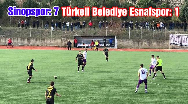 Türkeli-Sinop maçında gülen taraf Sinop