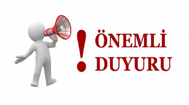 Önemli duyuru