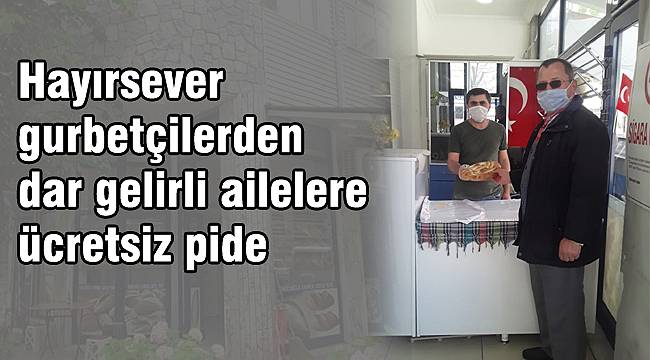 Ramazan ayı boyunca 30 haneye ücretsiz pide