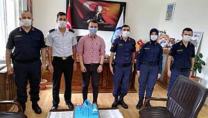 Türkeli'de Jandarma Teşkilatına pastalı kutlama