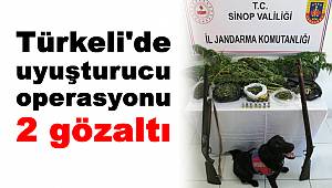 Türkeli'de uyuşturucu operasyonu: 2 gözaltı