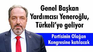 Deva Partisi Genel Başkan Yardımcısı Türkeli'ye geliyor