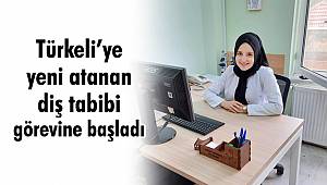 Hastaneye atanan diş tabibi görevine başladı