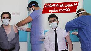 Türkeli'de ilk covid-19 aşıları vuruldu