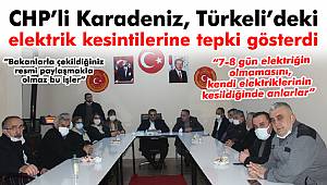 CHP'li Karadeniz'den Türkeli'deki elektrik kesintilerine tepki