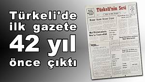 Türkeli'de ilk gazete 42 yıl önce çıktı