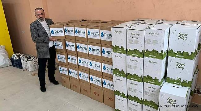 Türkeli DEVA Partisi'den gıda yardımı