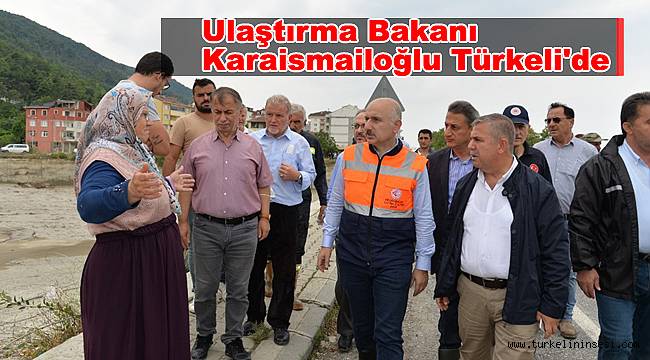 Ulaştırma Bakanı Karaismailoğlu Türkeli'de