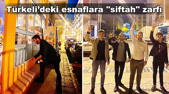 Türkeli'deki esnaflara