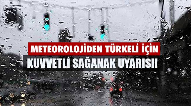 Türkeli'ye sağanak yağış uyarısı!