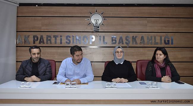 AK Parti Sinop Kadın Kolları Başkanı'ndan açıklama