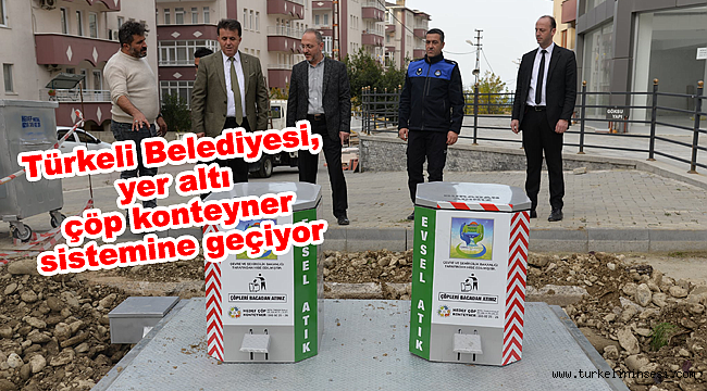 Türkeli Belediyesi, yer altı çöp konteyner sistemine geçiyor
