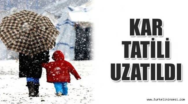 Türkeli'de kar tatili uzadı
