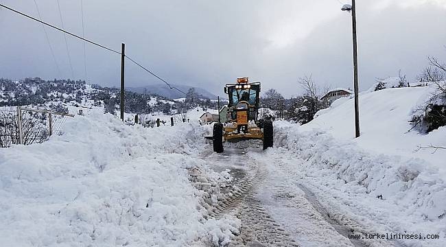 Türkeli'de 12 köy yolu ulaşıma kapalı