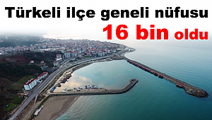 Türkeli ilçe geneli nüfusu 16 bin oldu